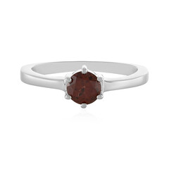 Anello in argento con Zircone Rosa