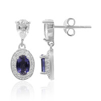 Orecchini in argento con Iolite