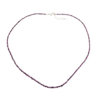 Collana in argento con Diamante Porpora (CUSTODANA)