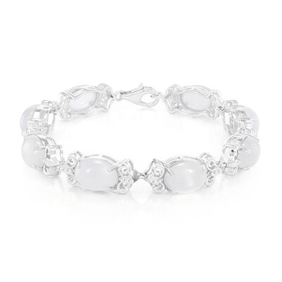 Bracciale in argento con Calcedonio Turco