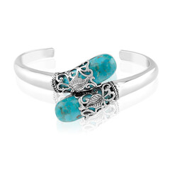 Bracciale in argento con Turchese Kingman Mohave Blu