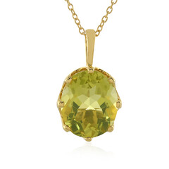 Collana in argento con Quarzo Limone