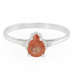 Anello in argento con Rubino Tramonto