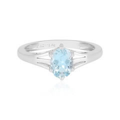 Anello in argento con Acquamarina