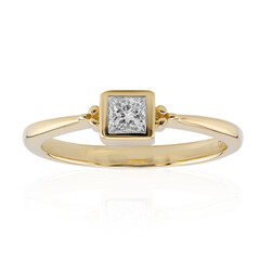 Anello in oro con Diamante IF (D)