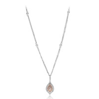 Collana in oro con Diamante Rosa I1 (CIRARI)
