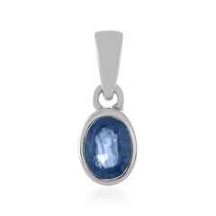 Ciondolo in argento con Zaffiro Blu