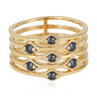 Anello in argento con Zaffiro Blu
