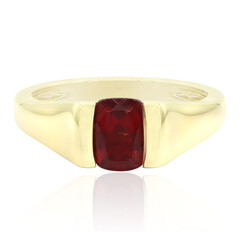 Anello in oro con Tibetanite Rossa