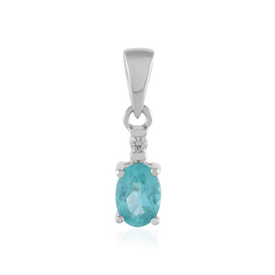 Ciondolo in argento con Apatite Blu