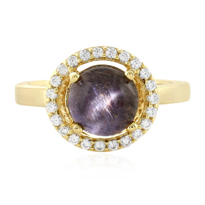 Anello in argento con Pietra del Sole Occhio di Gatto