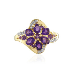 Anello in argento con Ametista