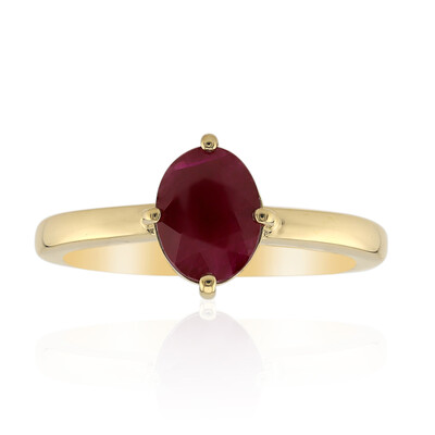 Anello in oro con Rubino della Birmania