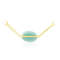Collana in argento con Malachite