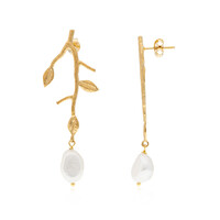 Orecchini in argento con Perla di Acqua Dolce (Joias do Paraíso)