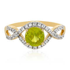 Anello in oro con Sfene