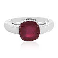Anello in argento con Rubino del Madagascar