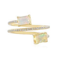 Anello in argento con Opale di Welo