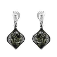 Orecchini in argento con Ambra Baltica
