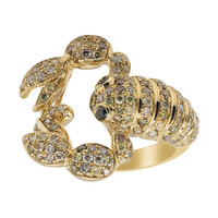 Anello in oro con Diamante Nero (CIRARI)