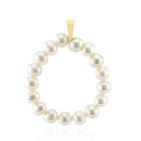 Ciondolo in argento con Perla d'Acqua Dolce Bianca (TPC)