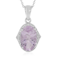 Collana in argento con Ametista Rose de France