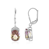 Orecchini in argento con Ametrina