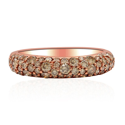 Anello in oro con Diamante Rose de France SI1 di Argyle (Annette)