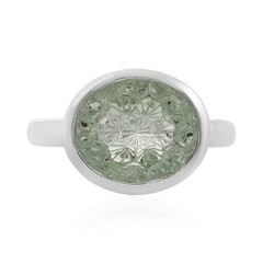 Anello in argento con Ametista Verde