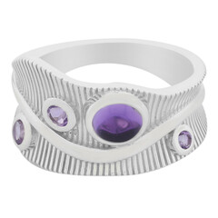 Anello in argento con Ametista (TPC)