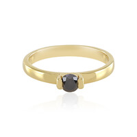 Anello in argento con Diamante Nero
