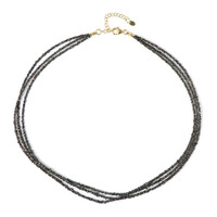 Collana in argento con Diamante Nero