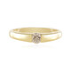Anello in oro con Diamante Cioccolato I2