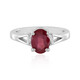 Anello in argento con Rubino del Madagascar