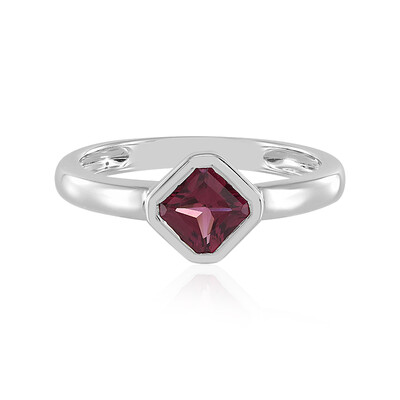 Anello in argento con Rodolite