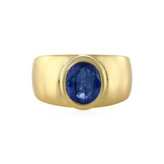 Anello da uomo in argento con Cianite