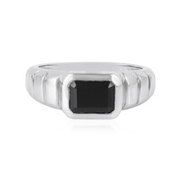 Anello in argento con Spinello Nero
