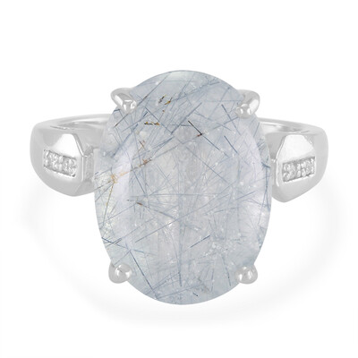 Anello in argento con Quarzo Rutilato Mutuca