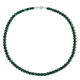 Collana in argento con Malachite