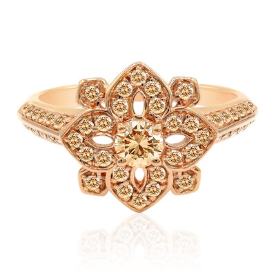 Anello in oro con Diamante Rose de France SI1 di Argyle (Annette)