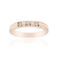 Anello in oro con Diamante Rose de France SI1 di Argyle