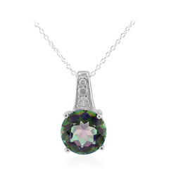 Collana in argento con Quarzo Mistico