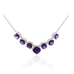 Collana in argento con Ametista del Marocco