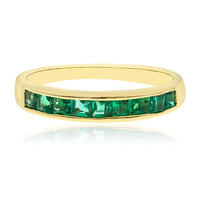 Anello in oro con Smeraldo Zambia AAA (CIRARI)