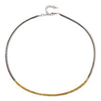 Collana in argento con Ematite Argentata