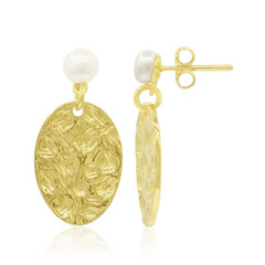 Orecchini in argento con Perla di Acqua Dolce (TPC)