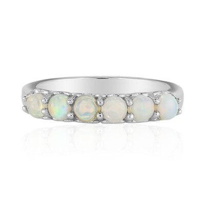 Anello in argento con Opale di Welo