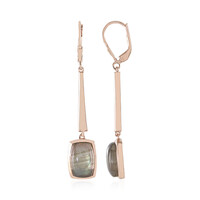 Orecchini in argento con Labradorite Verde Maniry (KM by Juwelo)