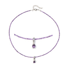 Collana in argento con Ametista