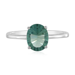 Anello in argento con Fluorite Verde